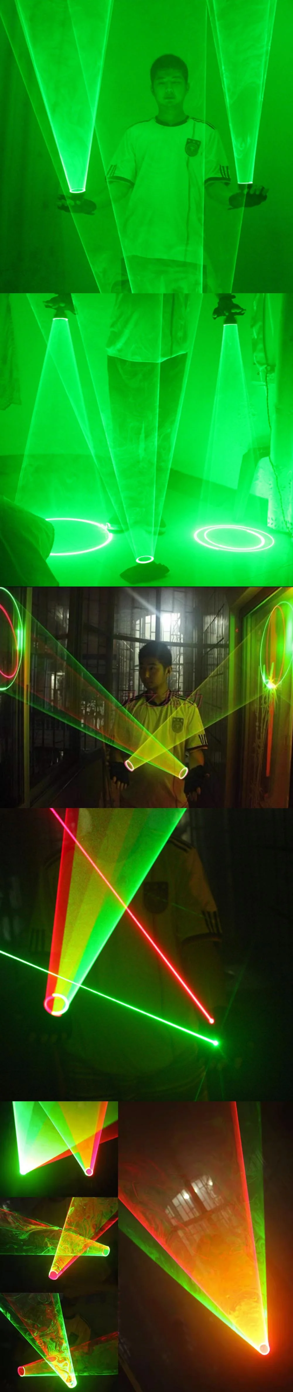 Vortex Laser Gloves Green / Red / Blue / Violet