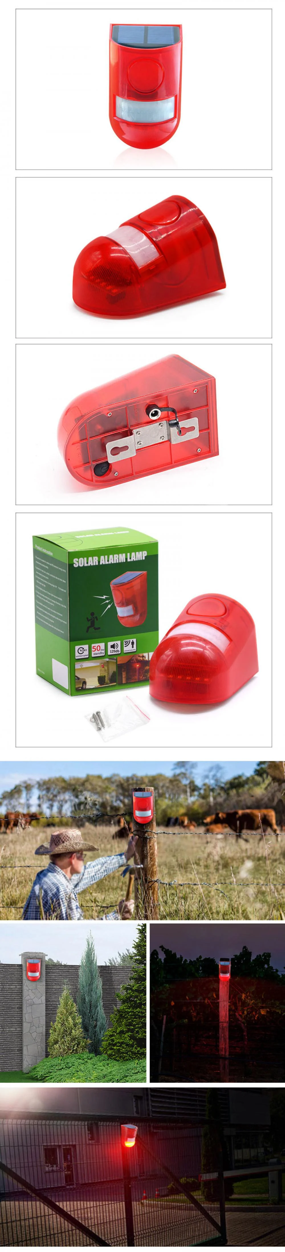 Solar Outdoor Home Alarm