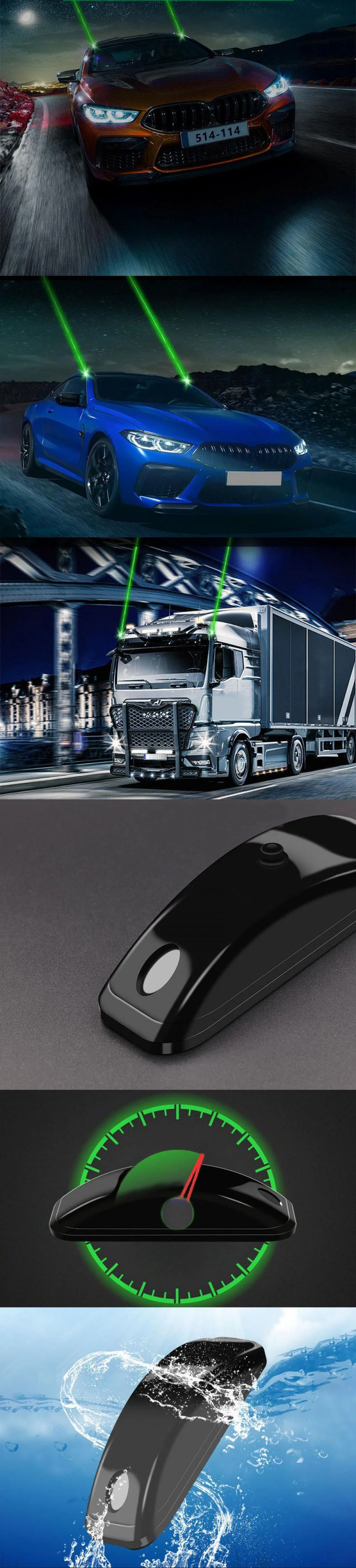 Car-Mounted Green Laser