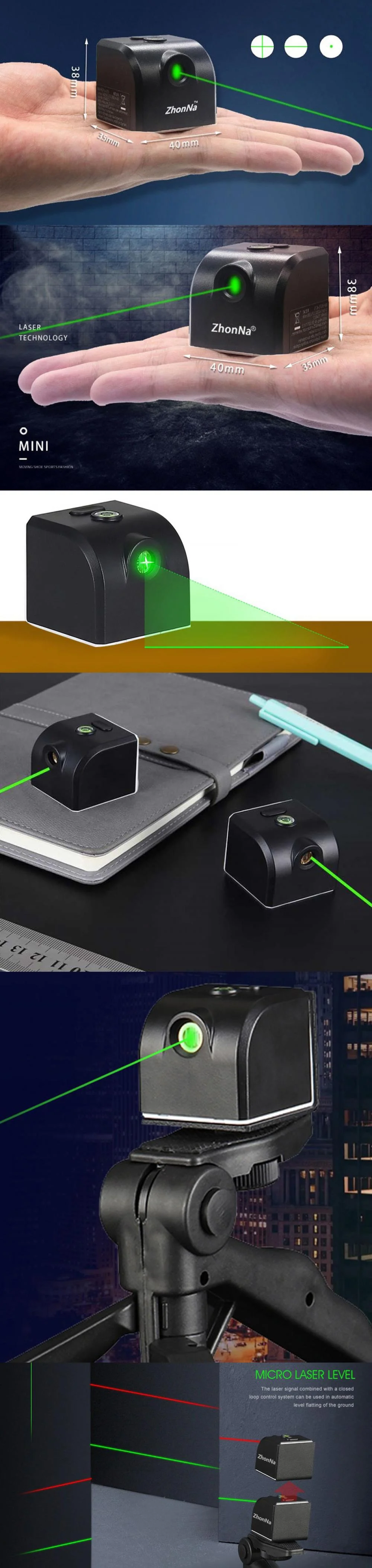 Rechargeable Green Laser Level