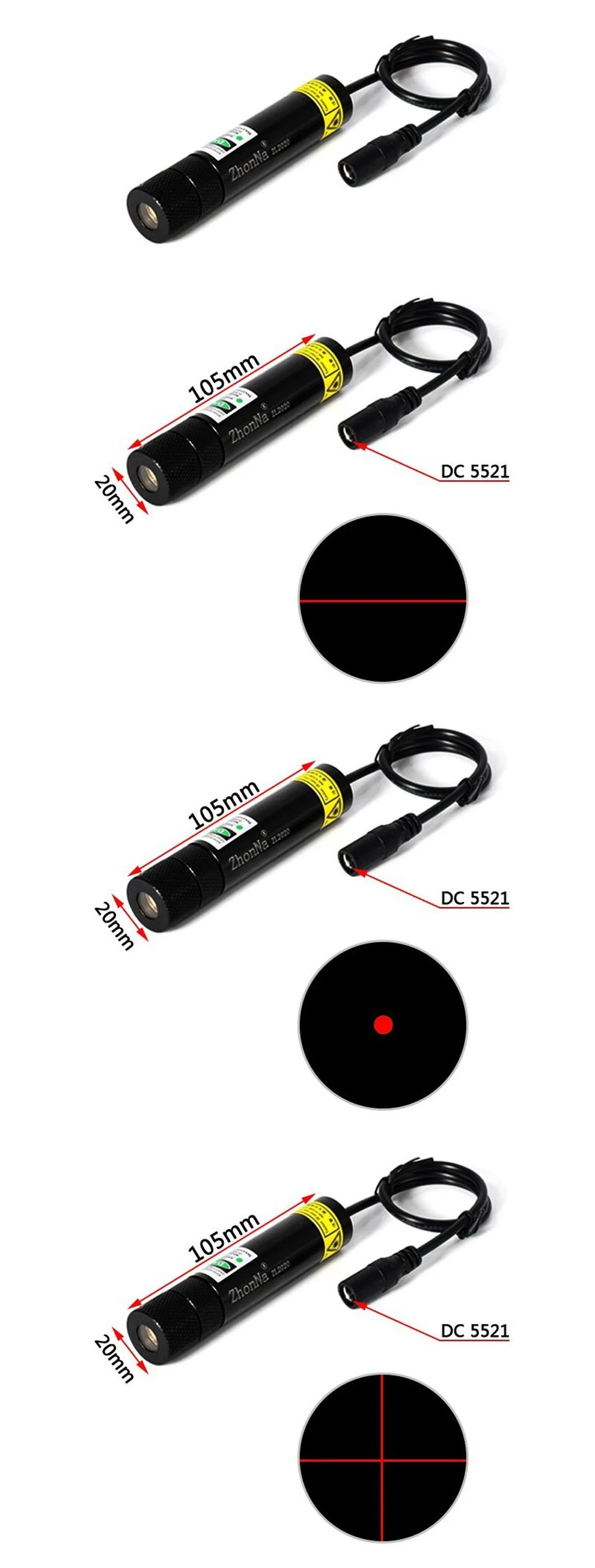 Red Laser Module Dot/Line/Cross