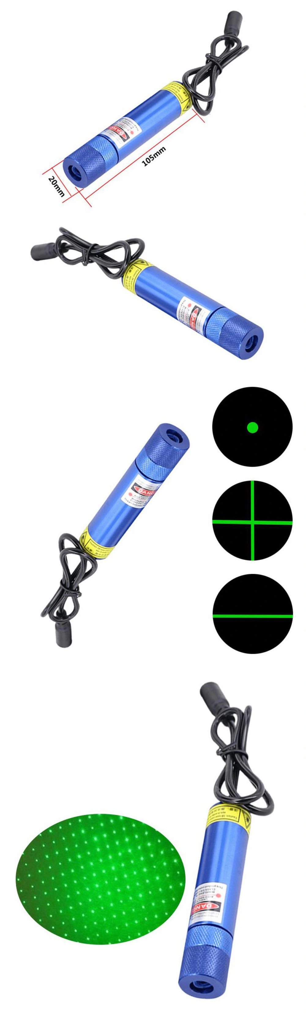 Green Laser Module Dot/Line/Cross/Starry