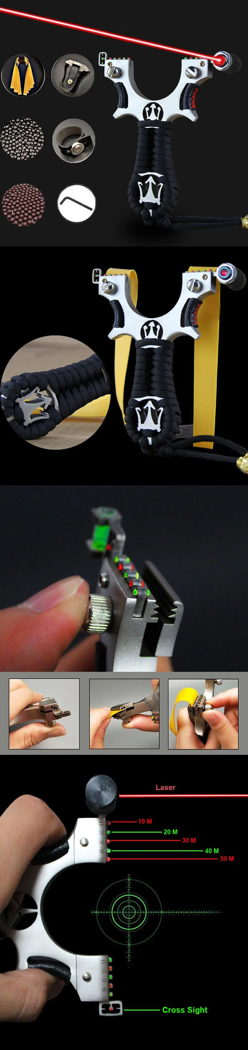 Slingshot with Red Laser