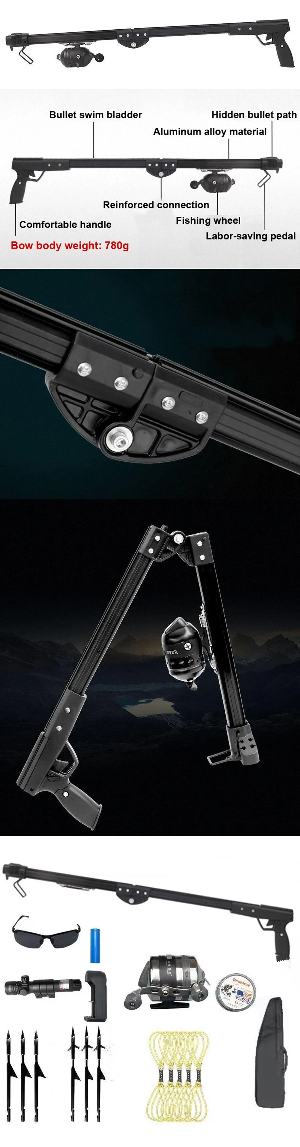 Fishing Slingshot with Laser