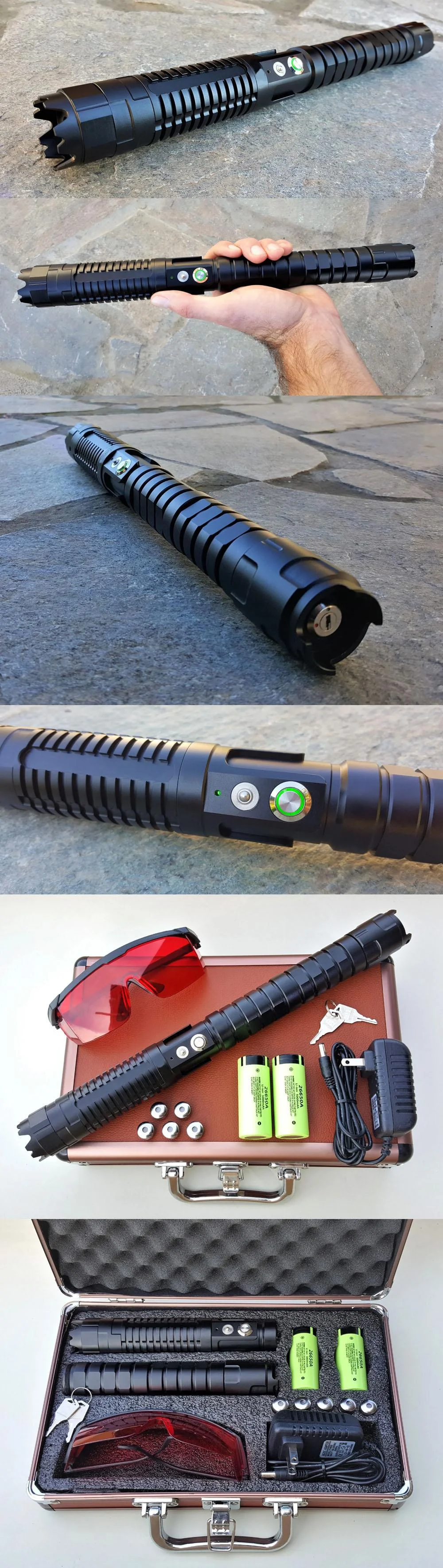 Powerful Handheld Blue Laser Pointer