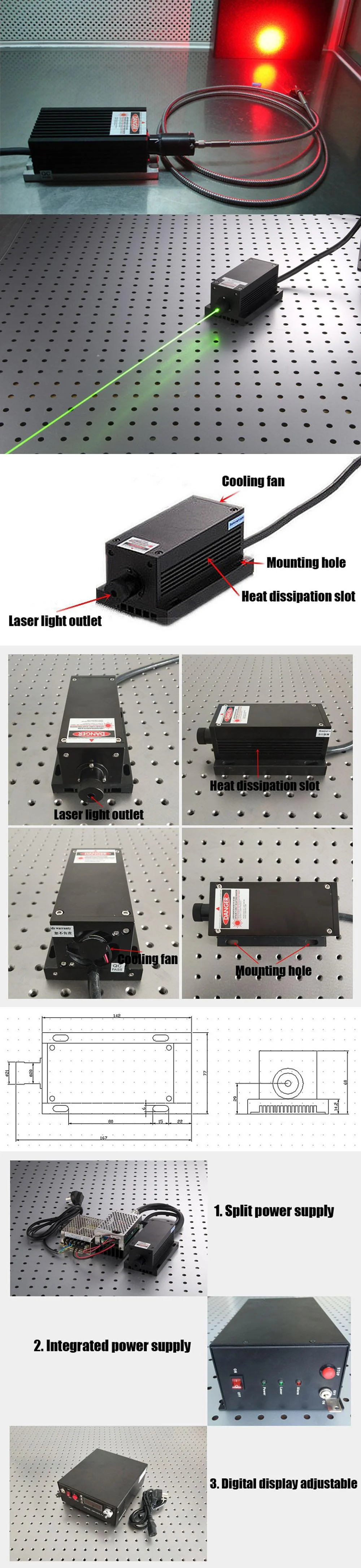 Diode-Pumped Solid-State 532nm Green Laser Module