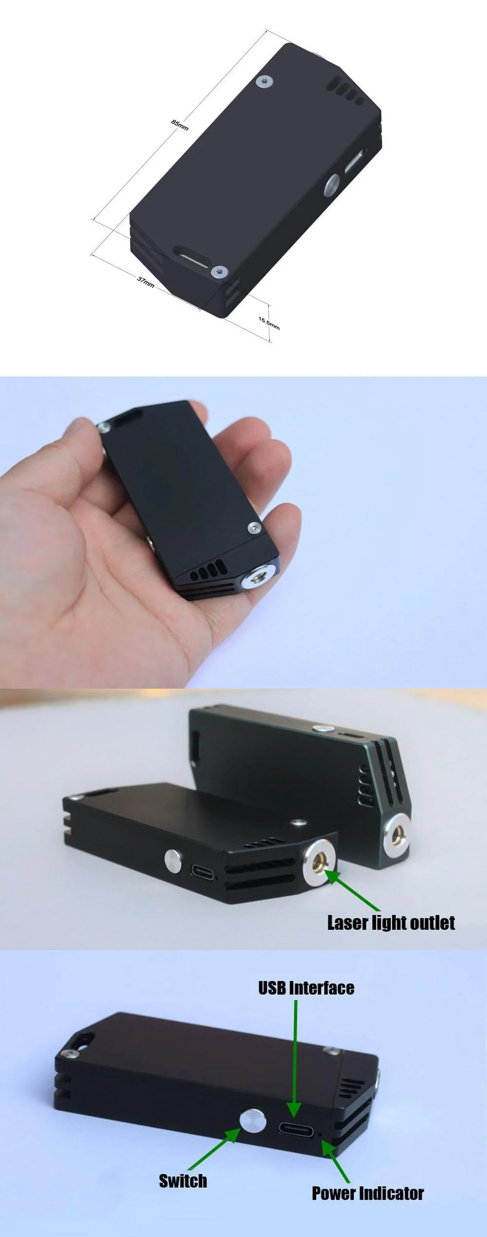 Yellow Laser Pointer 594 nm