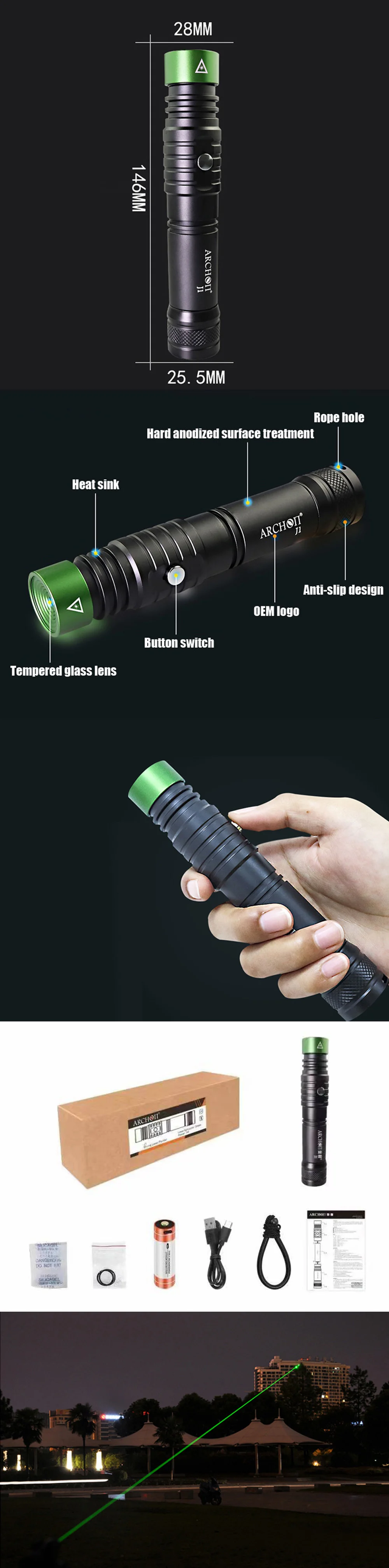 Green Laser Pointer for Scuba Diving