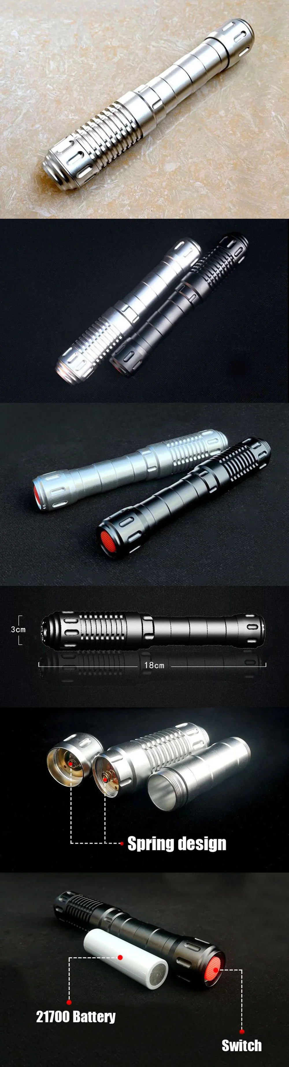 Green Laser Pointer 500mW / 1000mW