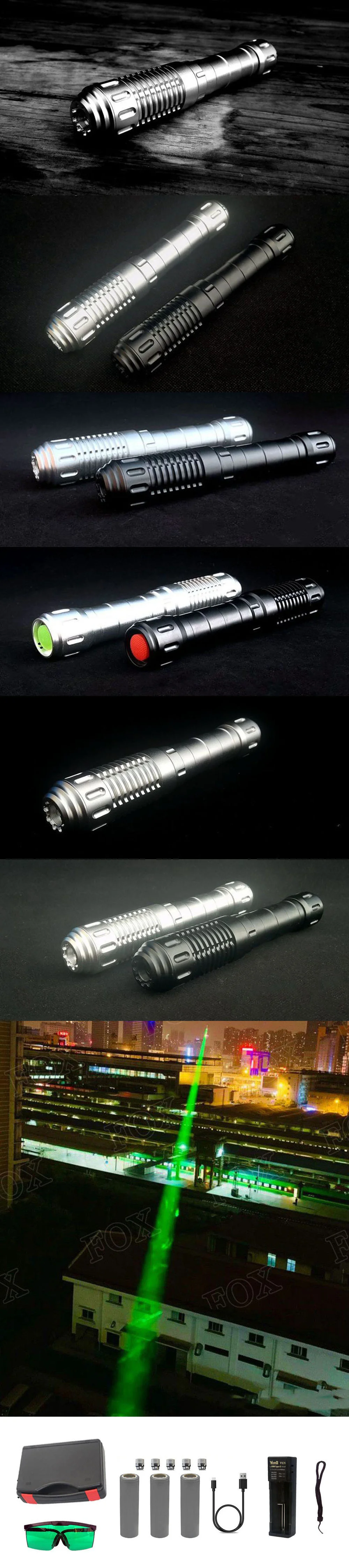 Green Laser Pointer with Accessories