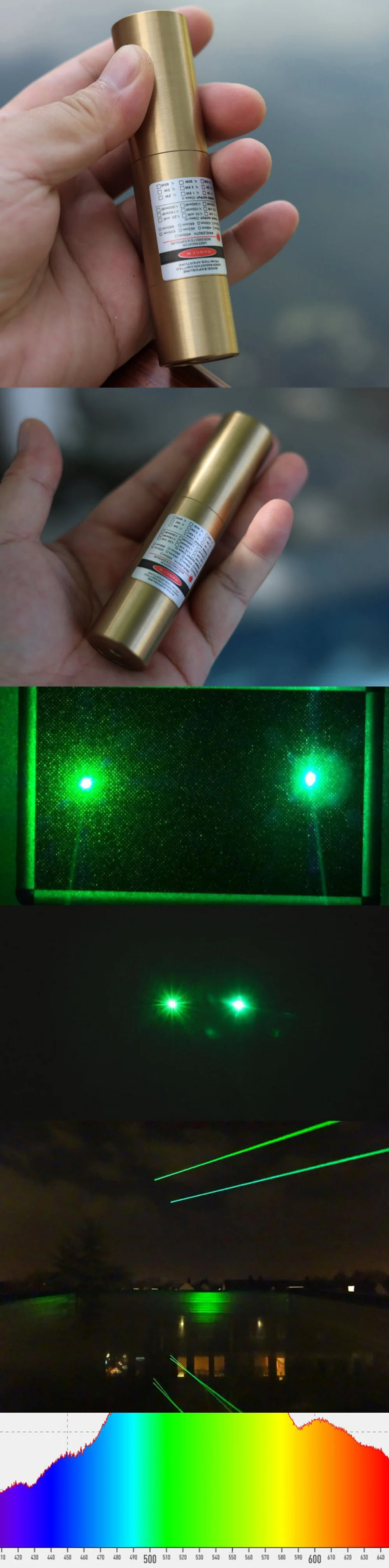 Green Laser Pointer 505nm / 515nm / 520nm / 530nm