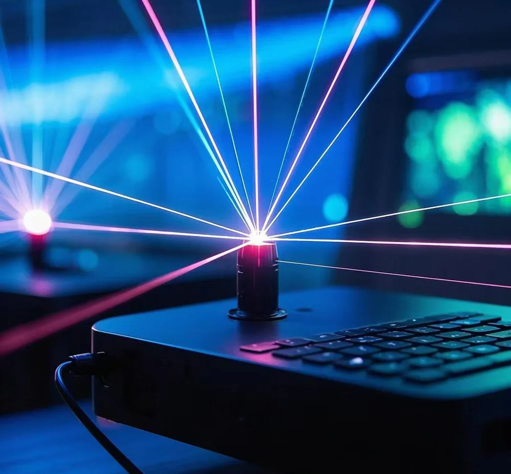 Development of laser presentation technology