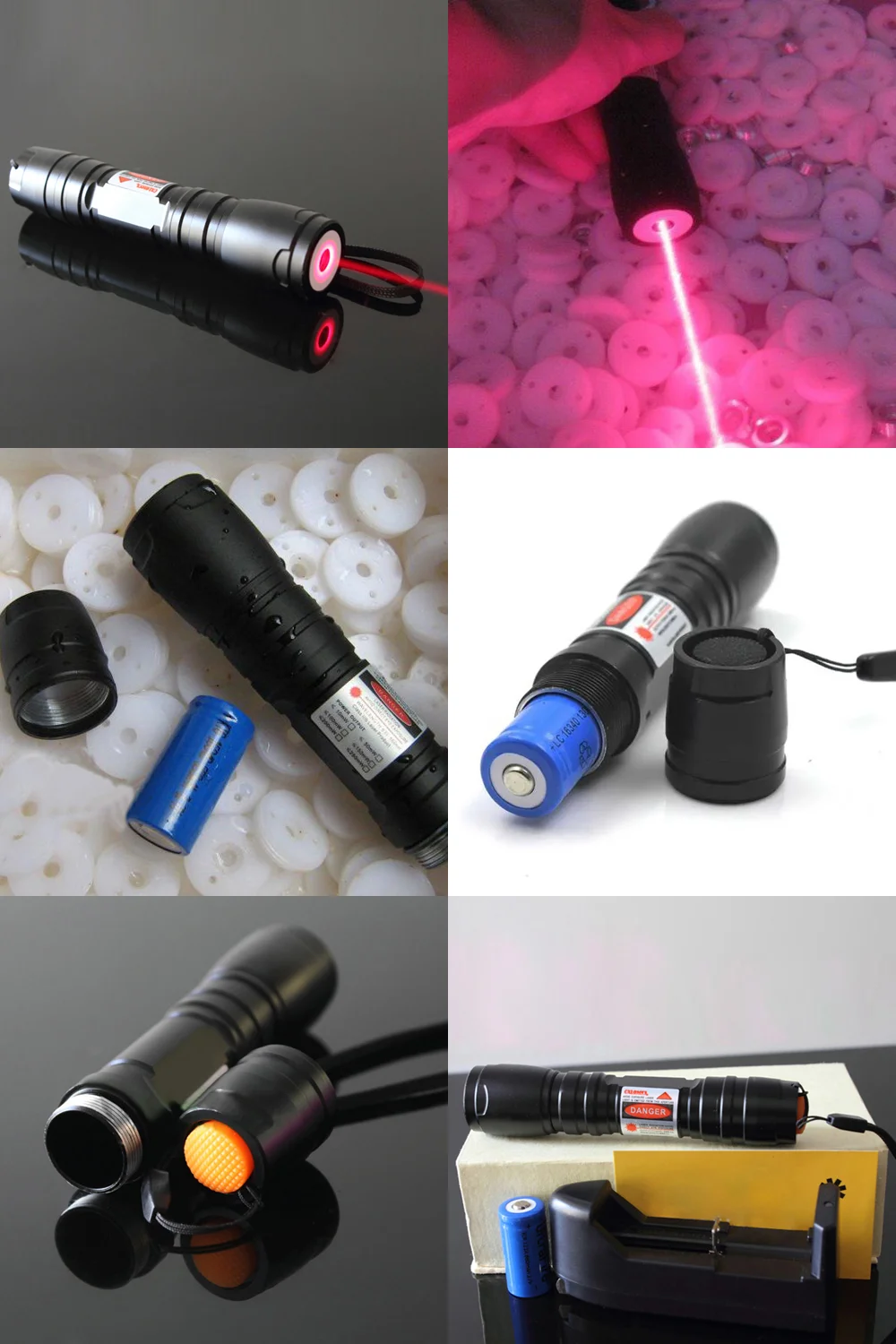 Waterproof 100mW Red Laser Pointer