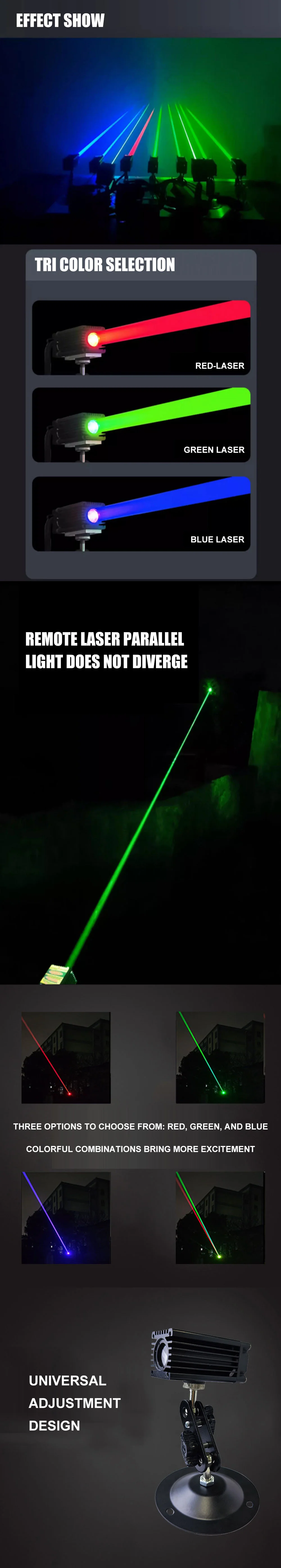 Fat-Beam Green/Red/Blue Laser Module