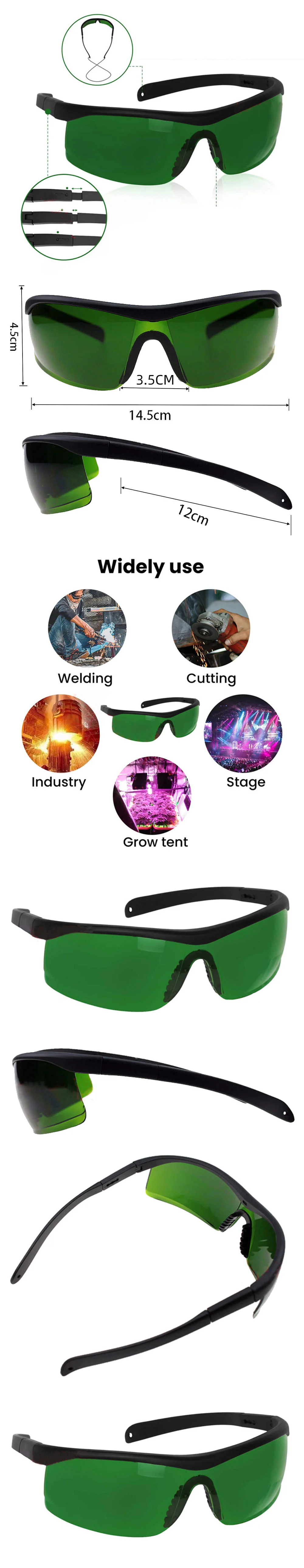 Laser Goggles for UV / Blue Lasers