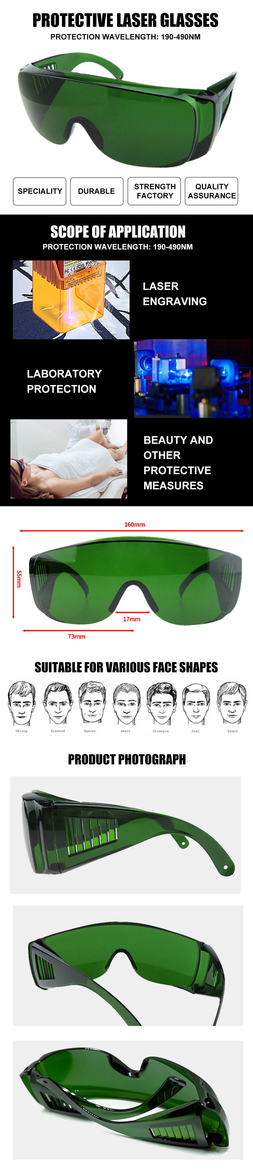 Cheap Blue/Purple Laser Safety Eyewear