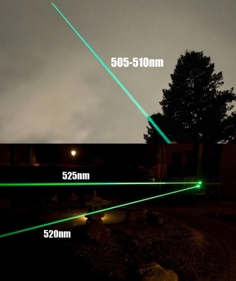 Green Laser Pointer 505nm / 520nm / 525nm