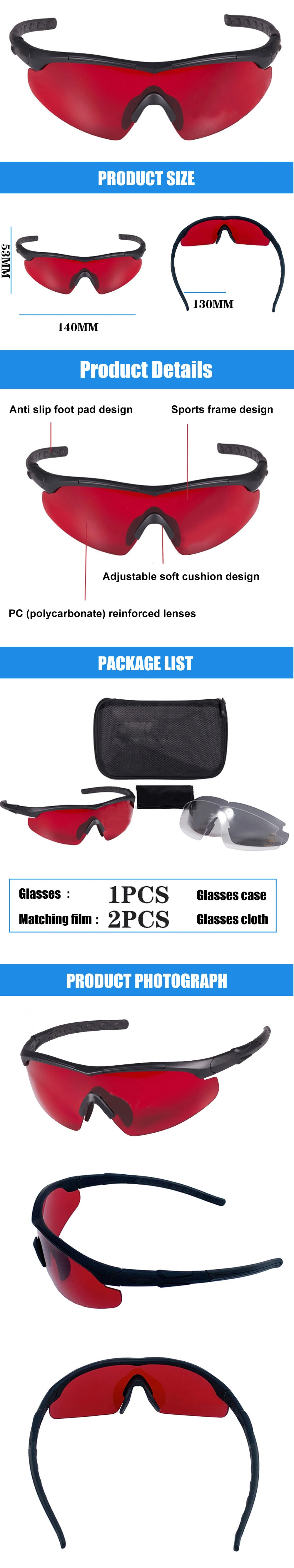 Military Green/Blue Laser Goggles OD5+