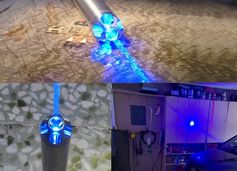 strongest blue laser