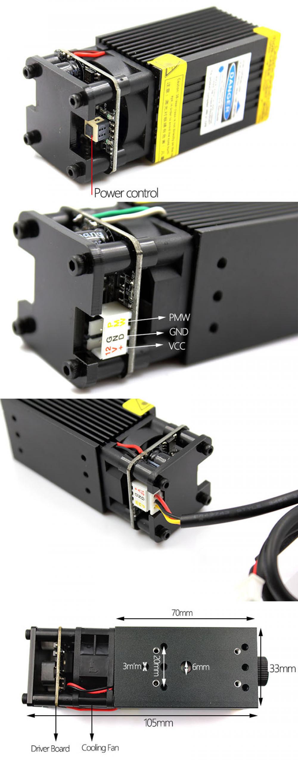 520nm 1W Green Laser Module