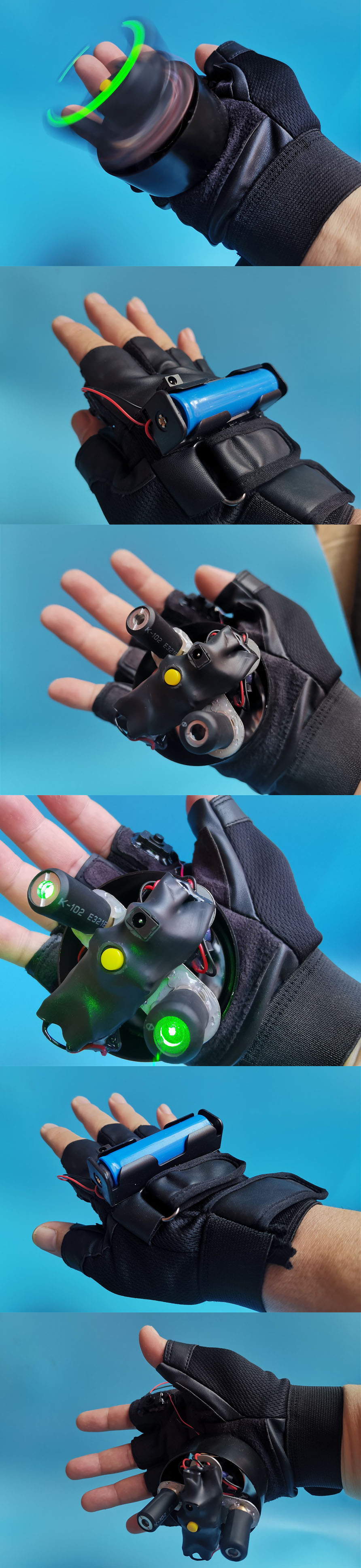 Vortex Laser Gloves